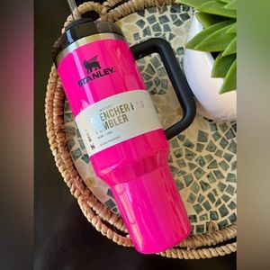 Stanley NEON PINK 40oz Tumbler NWT